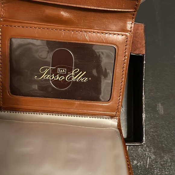 FASSO ELBA  NEW WALLET NEVER WORN TRIFOLD - Picture 7 of 9